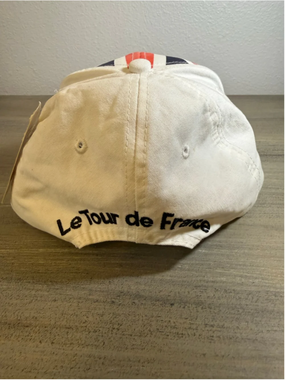 Official Le Tour De France UK Union Jack Cycling Cap Hat White NWT W/defects